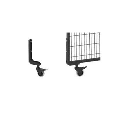 Polia de porta 2.1 versão (roda universal - tipo longo)